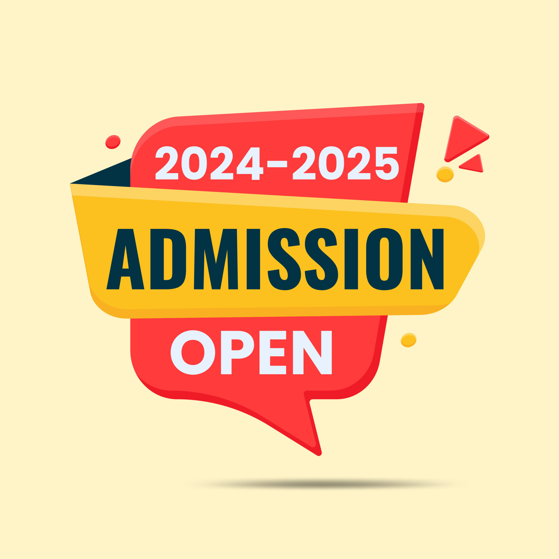 New Admission Announcement